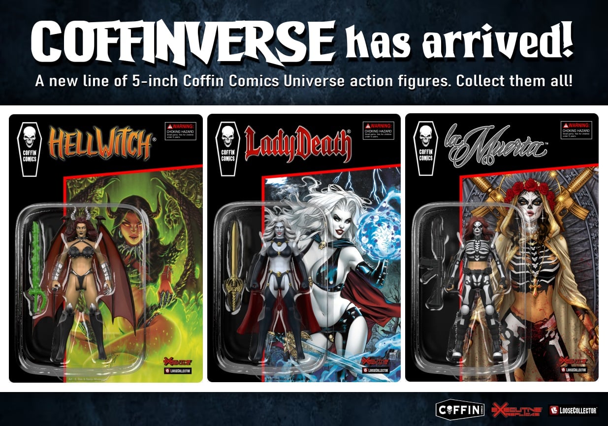 Coffin Comics Coffinverse Lady Death 5" Action Figure Gallery Image 9