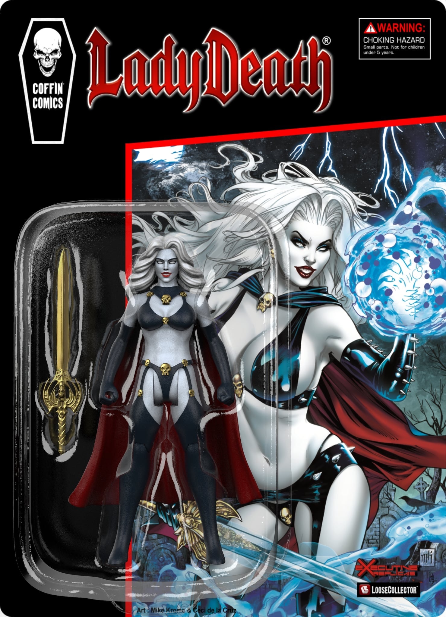 Coffin Comics Coffinverse Lady Death 5" Action Figure Gallery Image 7