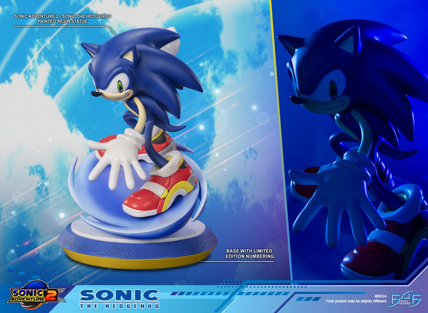 Sonic Adventure 2 Sonic the Hedgehog Limited Edition Statue