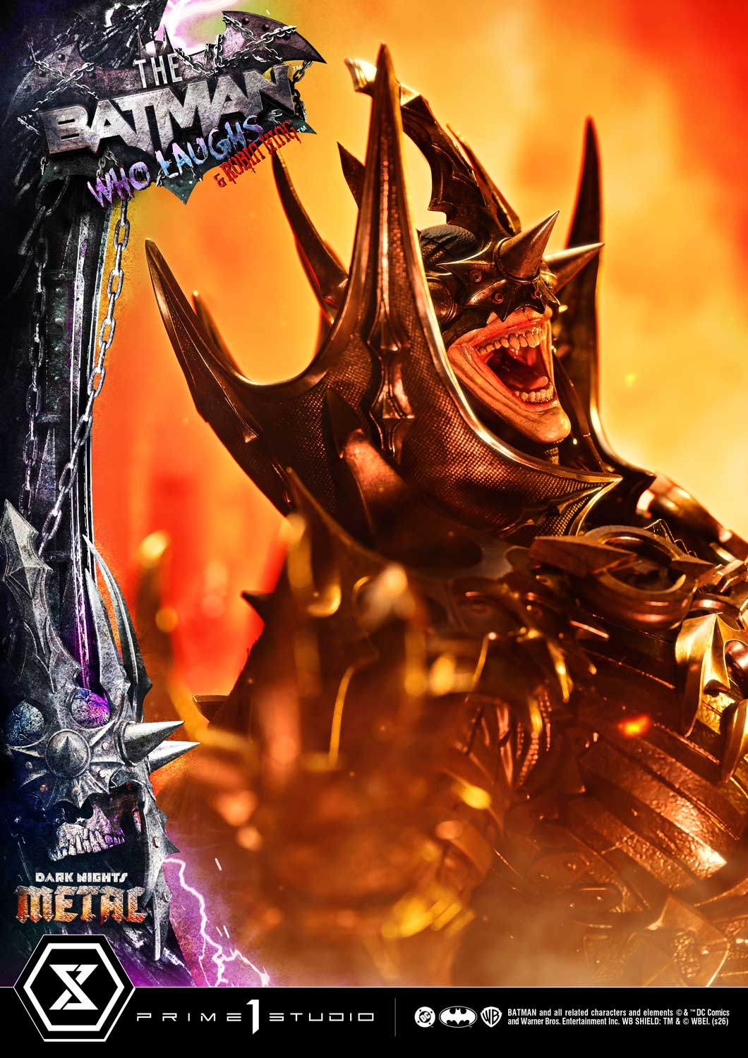 Dark Nights: Death Metal Museum Masterline The Batman Who Laughs & Robin King 1/3 Scale Statue Gallery Image 15