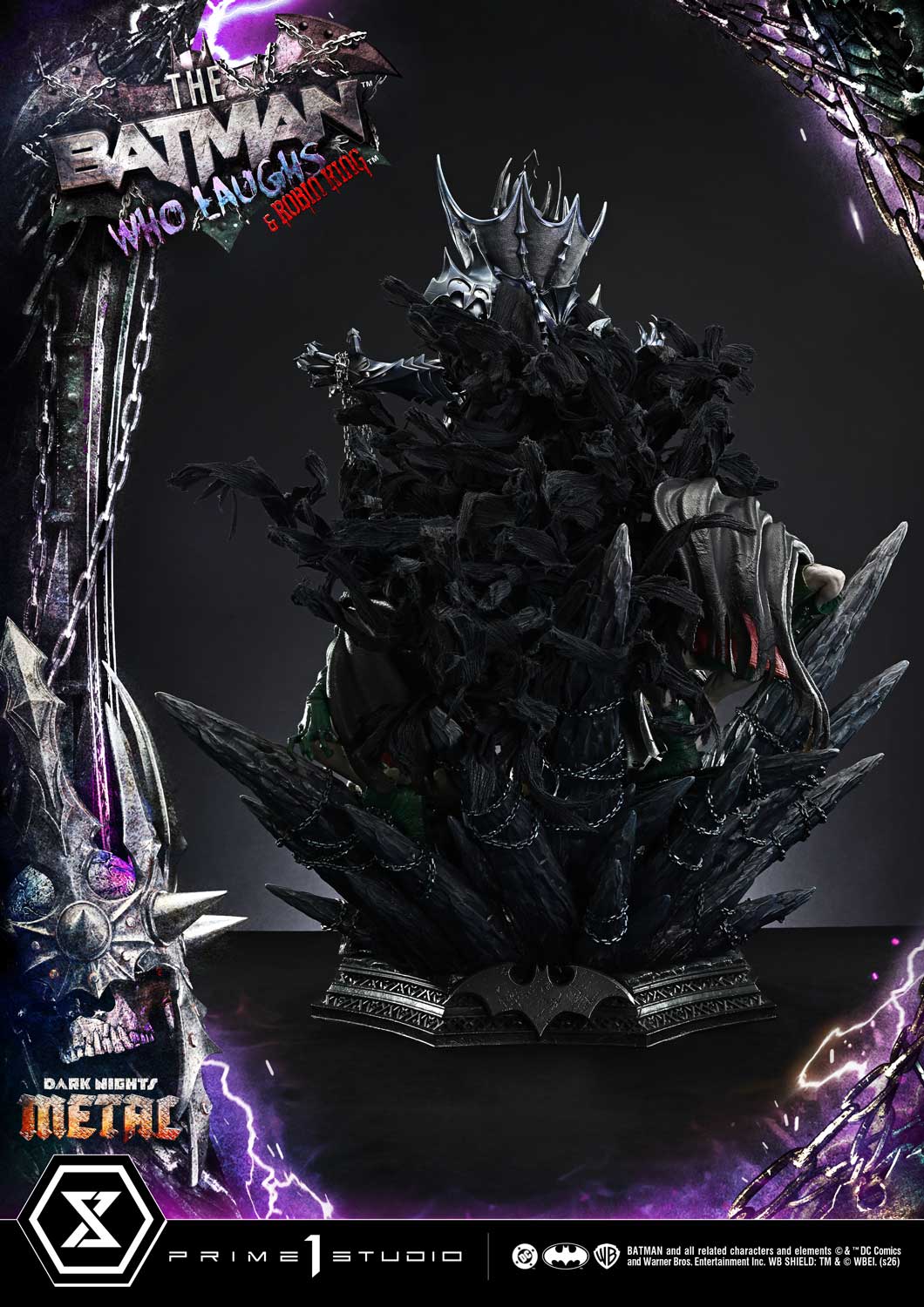 Dark Nights: Death Metal Museum Masterline The Batman Who Laughs & Robin King 1/3 Scale Statue Gallery Image 28