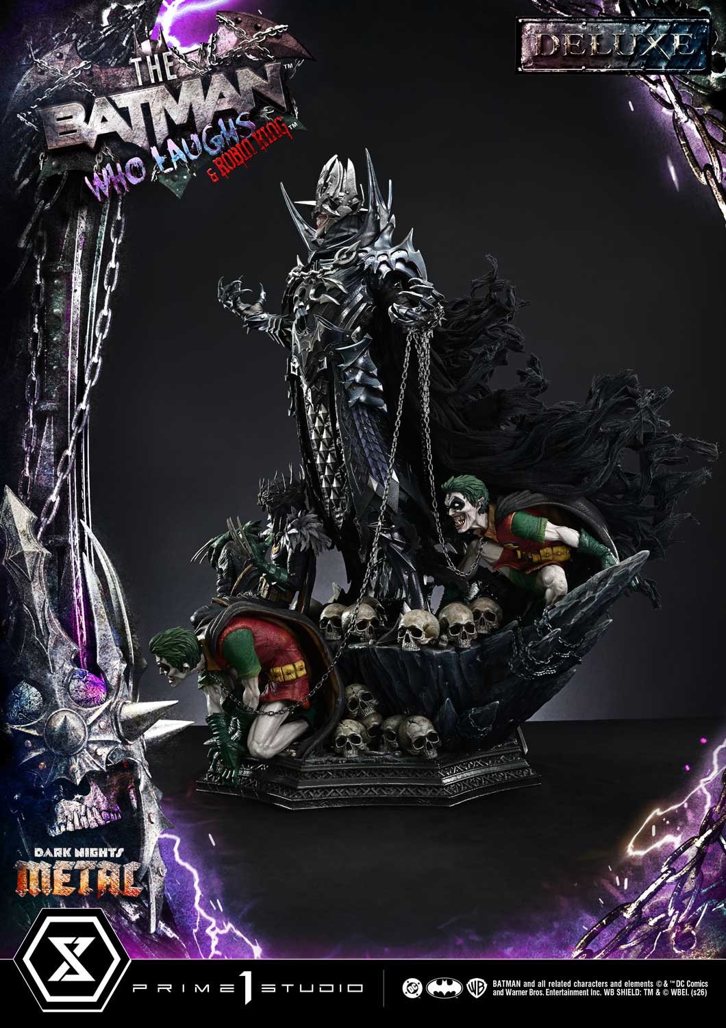 Dark Nights: Death Metal Museum Masterline The Batman Who Laughs & Robin King (Deluxe Ver.) 1/3 Scale Statue Gallery Image 34