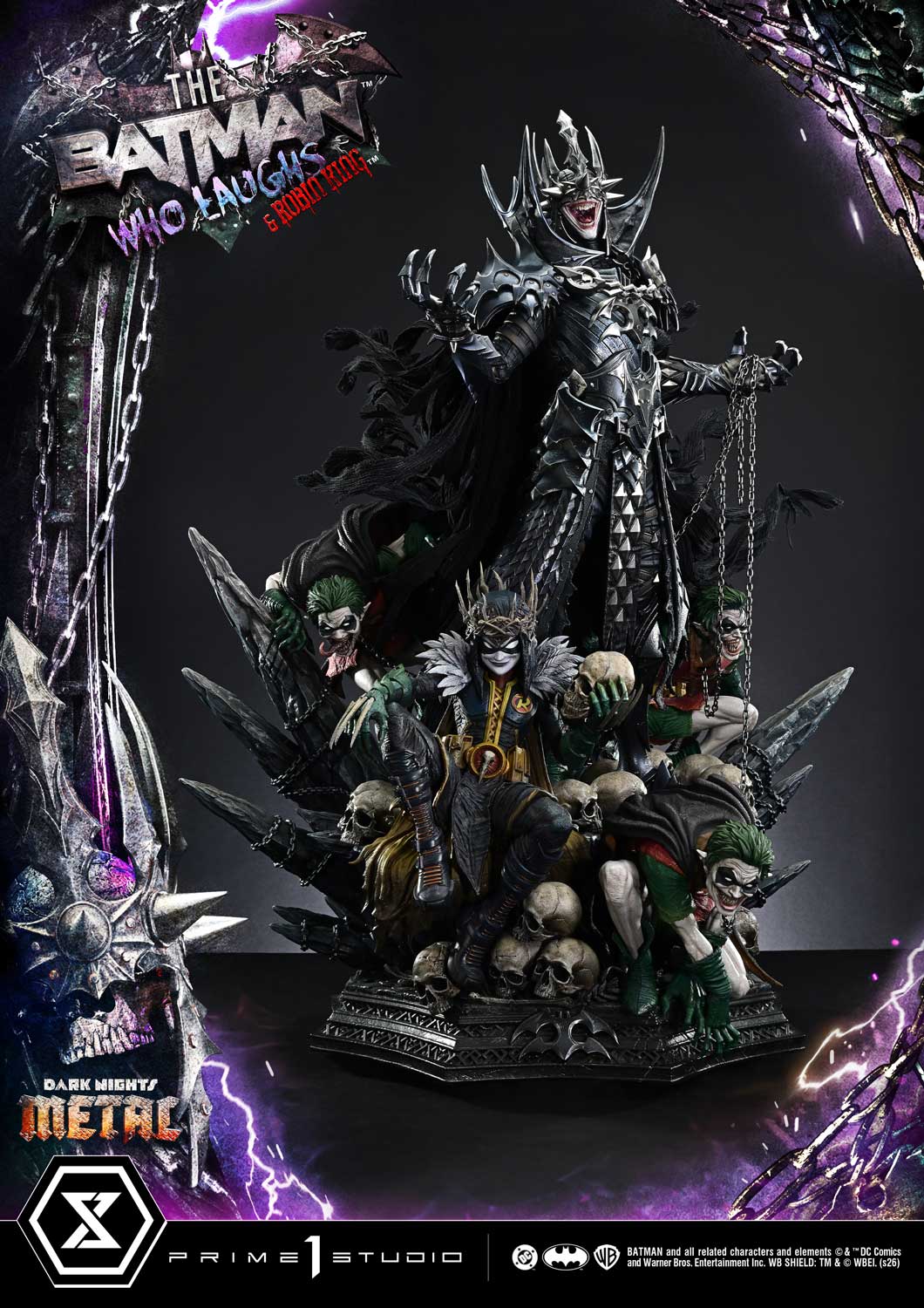 Dark Nights: Death Metal Museum Masterline The Batman Who Laughs & Robin King (Deluxe Ver.) 1/3 Scale Statue Gallery Image 41