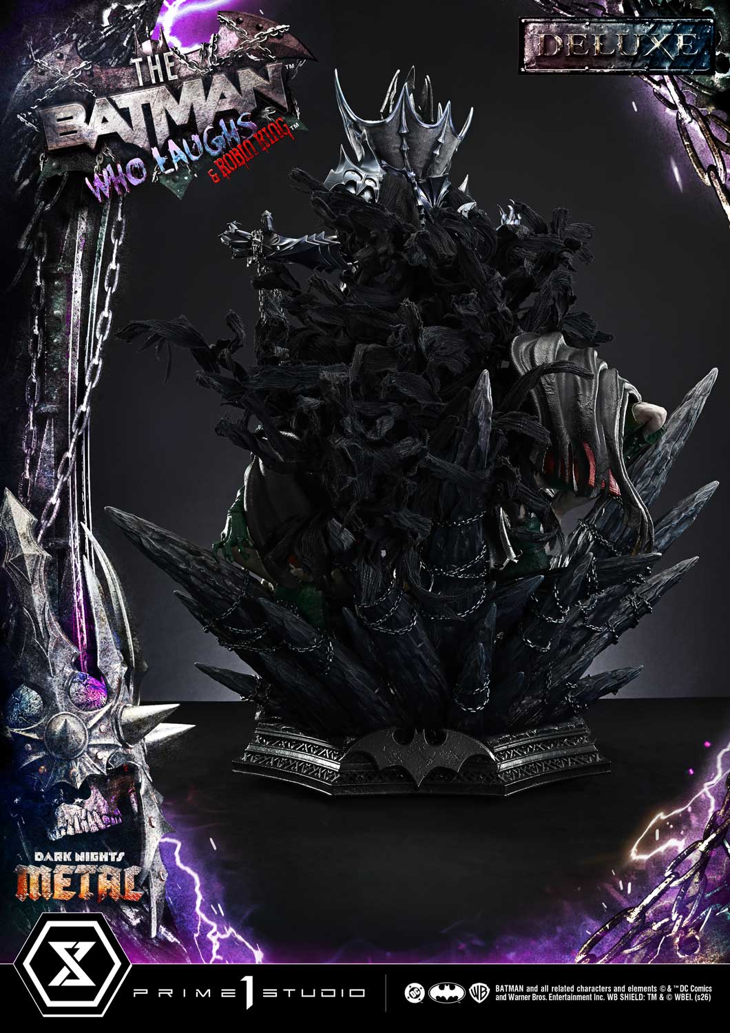 Dark Nights: Death Metal Museum Masterline The Batman Who Laughs & Robin King (Deluxe Ver.) 1/3 Scale Statue Gallery Image 33