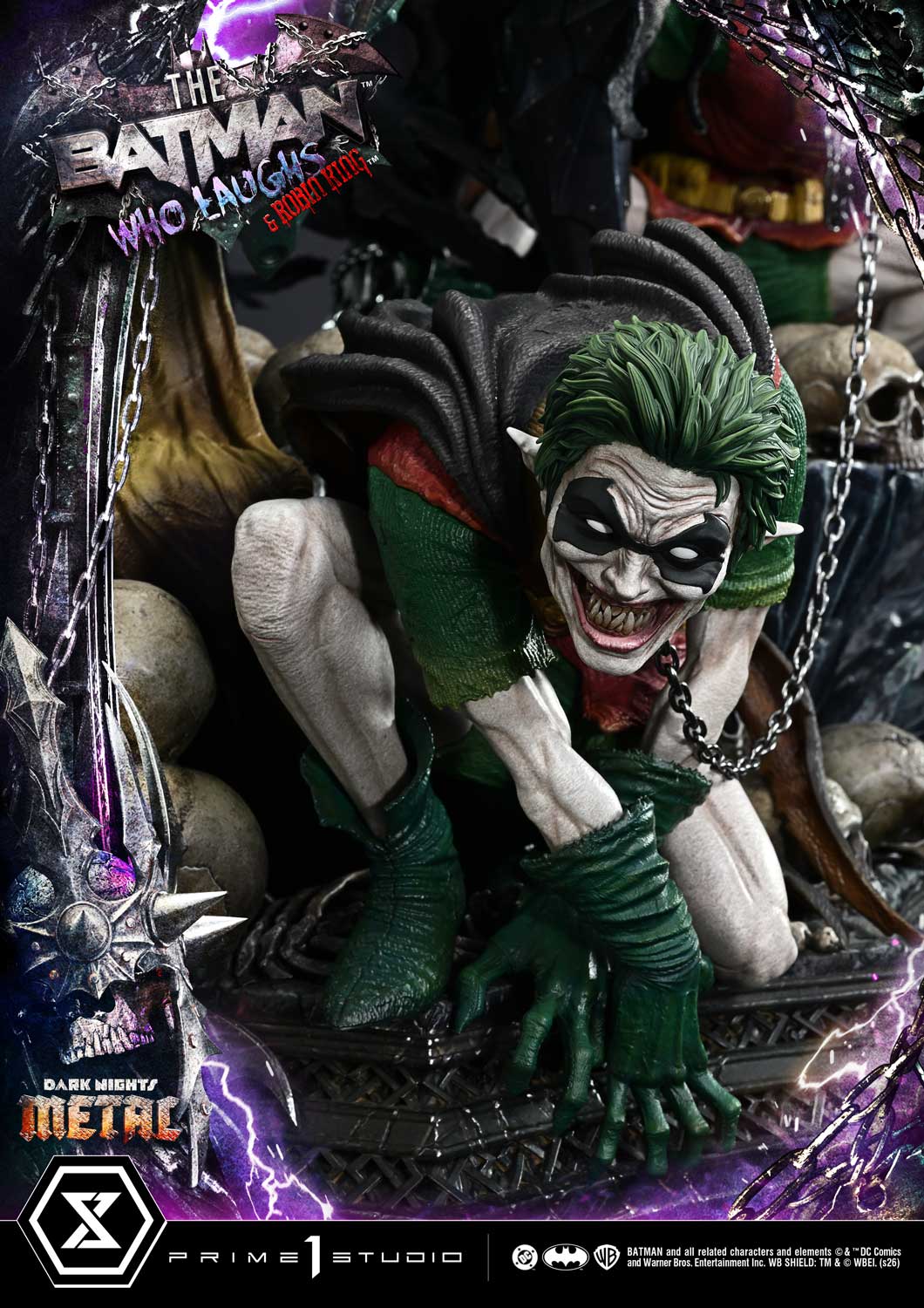 Dark Nights: Death Metal Museum Masterline The Batman Who Laughs & Robin King (Deluxe Ver.) 1/3 Scale Statue Gallery Image 36