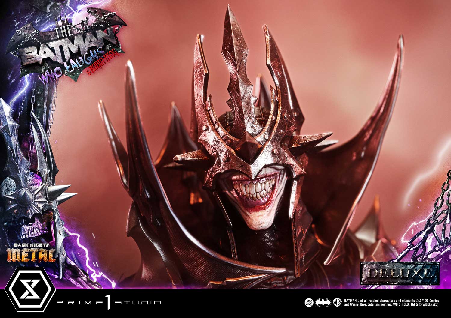 Dark Nights: Death Metal Museum Masterline The Batman Who Laughs & Robin King (Deluxe Ver.) 1/3 Scale Statue Gallery Image 24