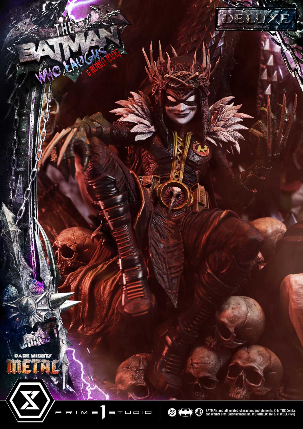 Dark Nights: Death Metal Museum Masterline The Batman Who Laughs & Robin King (Deluxe Ver.) 1/3 Scale Statue Gallery Image 21