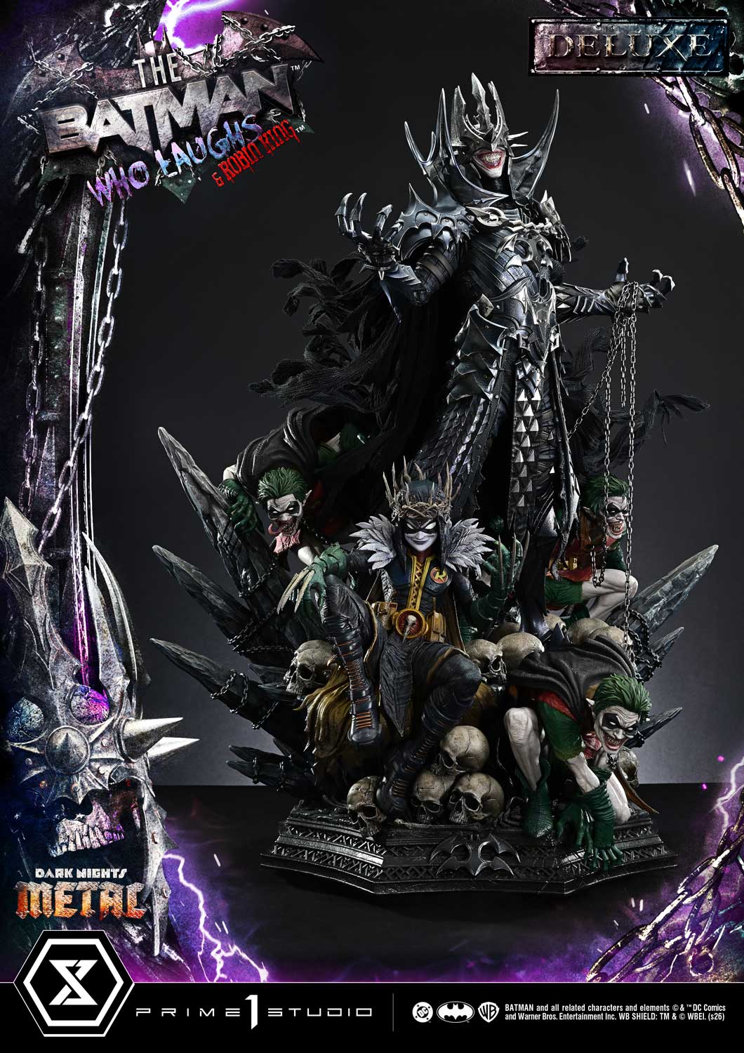 Dark Nights: Death Metal Museum Masterline The Batman Who Laughs & Robin King (Deluxe Ver.) 1/3 Scale Statue Gallery Image 40