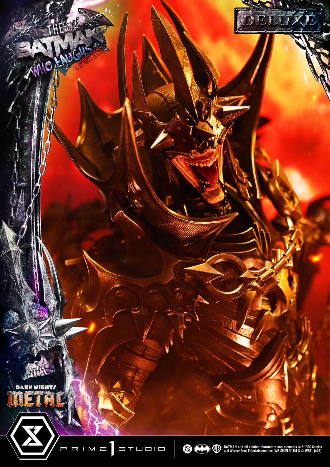 Dark Nights: Death Metal Museum Masterline The Batman Who Laughs & Robin King (Deluxe Ver.) 1/3 Scale Statue Gallery Image 7