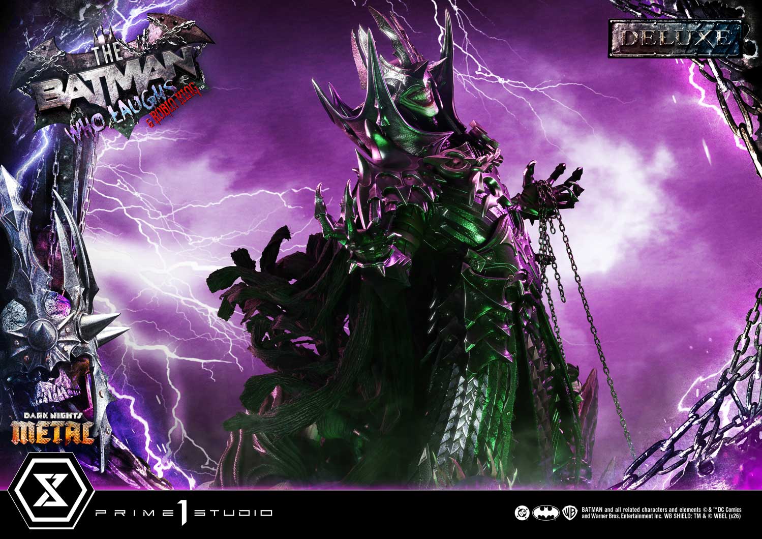 Dark Nights: Death Metal Museum Masterline The Batman Who Laughs & Robin King (Deluxe Ver.) 1/3 Scale Statue Gallery Image 10