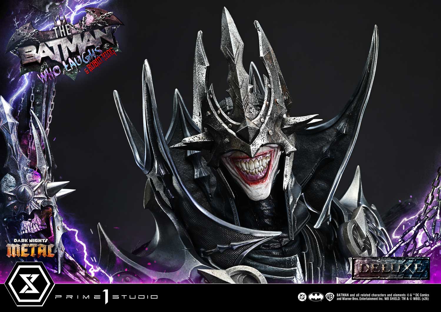 Dark Nights: Death Metal Museum Masterline The Batman Who Laughs & Robin King (Deluxe Bonus Ver.) 1/3 Scale Limited Edition Statue Gallery Image 33