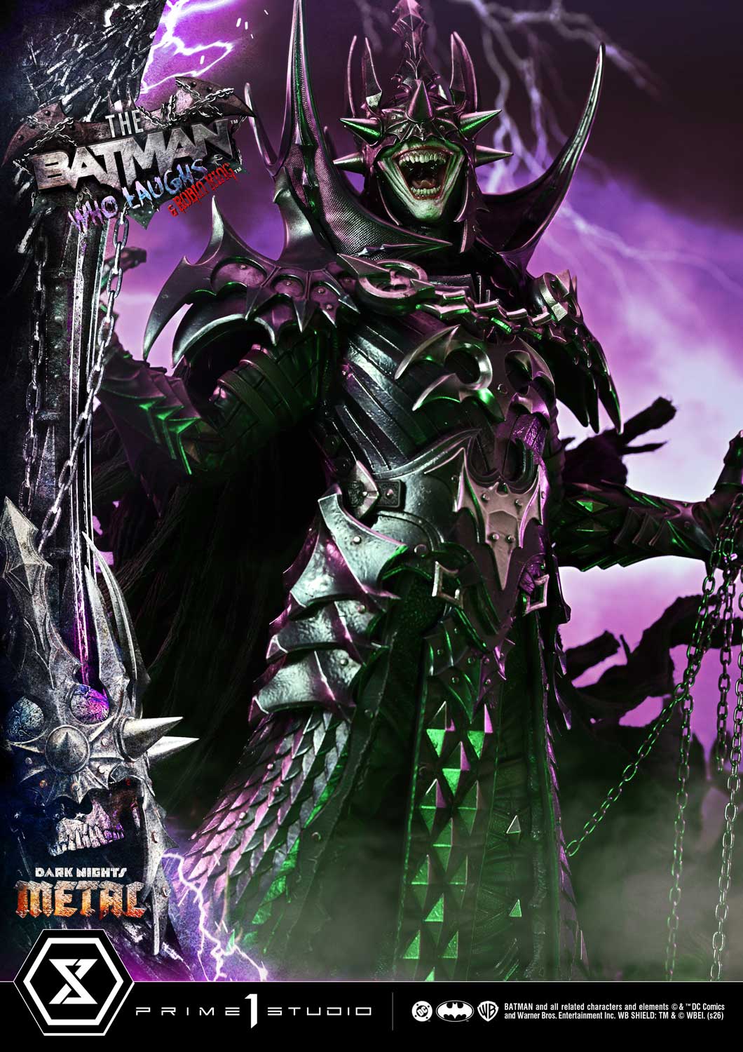 Dark Nights: Death Metal Museum Masterline The Batman Who Laughs & Robin King (Deluxe Bonus Ver.) 1/3 Scale Limited Edition Statue Gallery Image 17