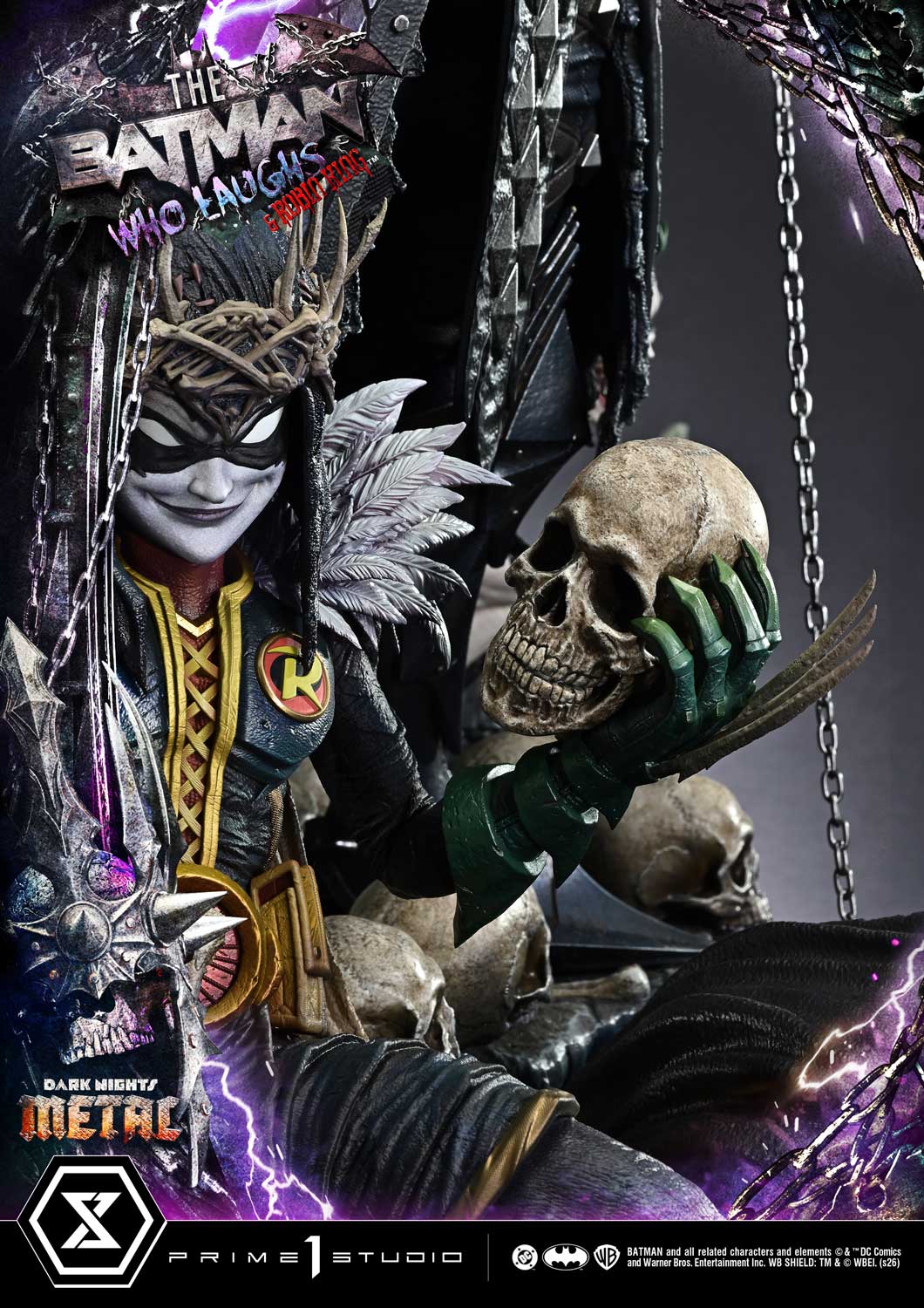Dark Nights: Death Metal Museum Masterline The Batman Who Laughs & Robin King (Deluxe Bonus Ver.) 1/3 Scale Limited Edition Statue Gallery Image 41