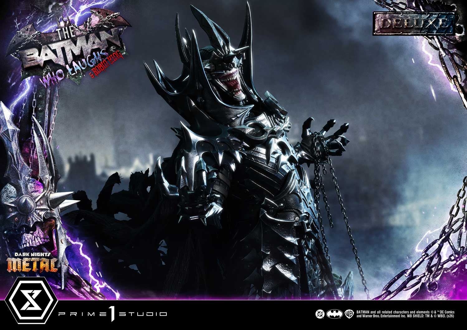 Dark Nights: Death Metal Museum Masterline The Batman Who Laughs & Robin King (Deluxe Bonus Ver.) 1/3 Scale Limited Edition Statue Gallery Image 30