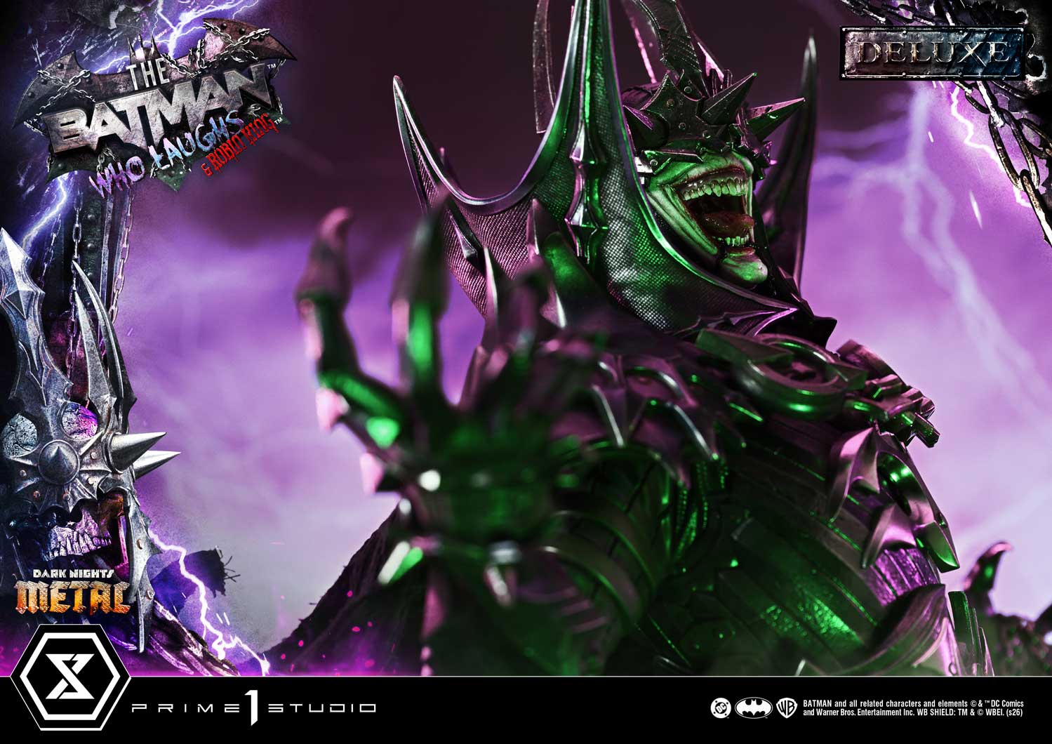 Dark Nights: Death Metal Museum Masterline The Batman Who Laughs & Robin King (Deluxe Bonus Ver.) 1/3 Scale Limited Edition Statue Gallery Image 12