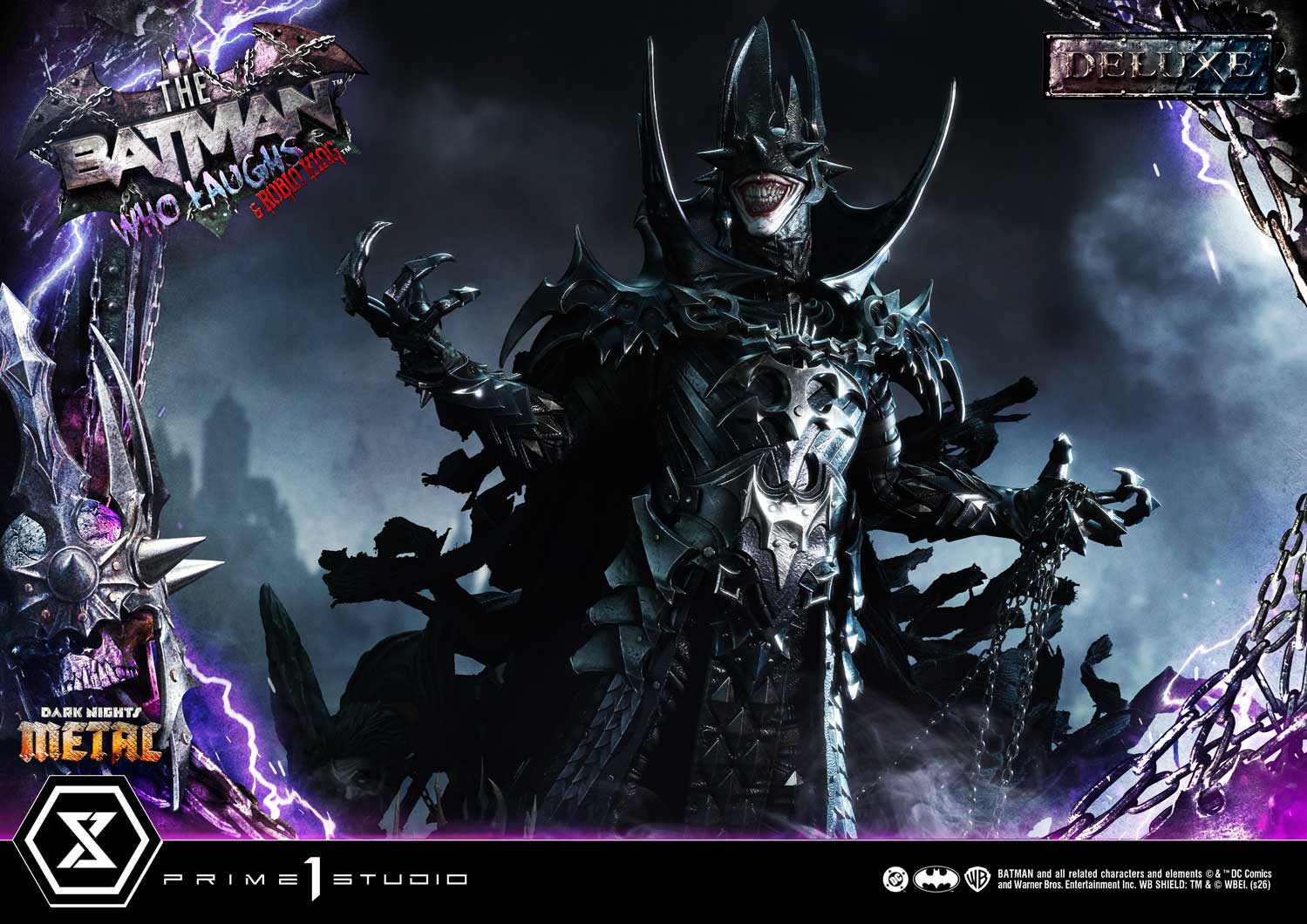 Dark Nights: Death Metal Museum Masterline The Batman Who Laughs & Robin King (Deluxe Bonus Ver.) 1/3 Scale Limited Edition Statue Gallery Image 29