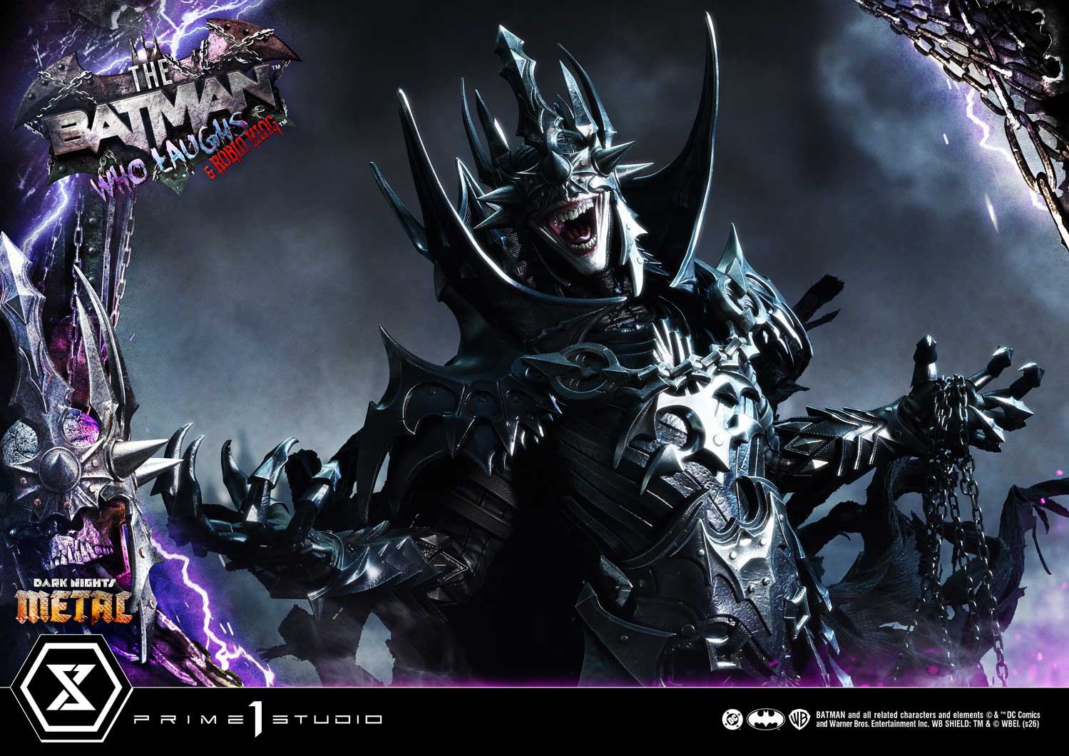 Dark Nights: Death Metal Museum Masterline The Batman Who Laughs & Robin King (Deluxe Bonus Ver.) 1/3 Scale Limited Edition Statue Gallery Image 31