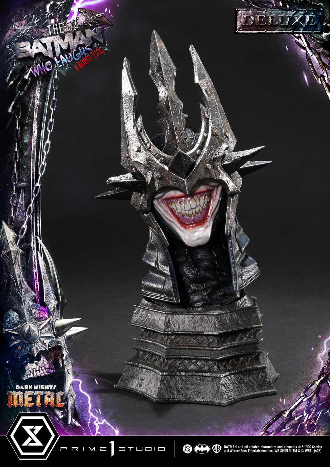 Dark Nights: Death Metal Museum Masterline The Batman Who Laughs & Robin King (Deluxe Bonus Ver.) 1/3 Scale Limited Edition Statue Gallery Image 45