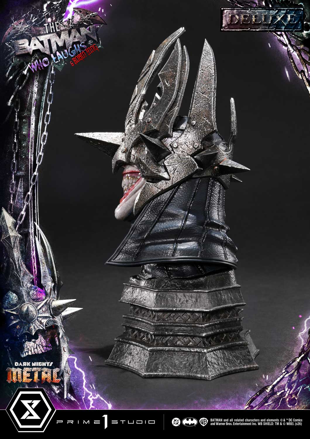 Dark Nights: Death Metal Museum Masterline The Batman Who Laughs & Robin King (Deluxe Bonus Ver.) 1/3 Scale Limited Edition Statue Gallery Image 46