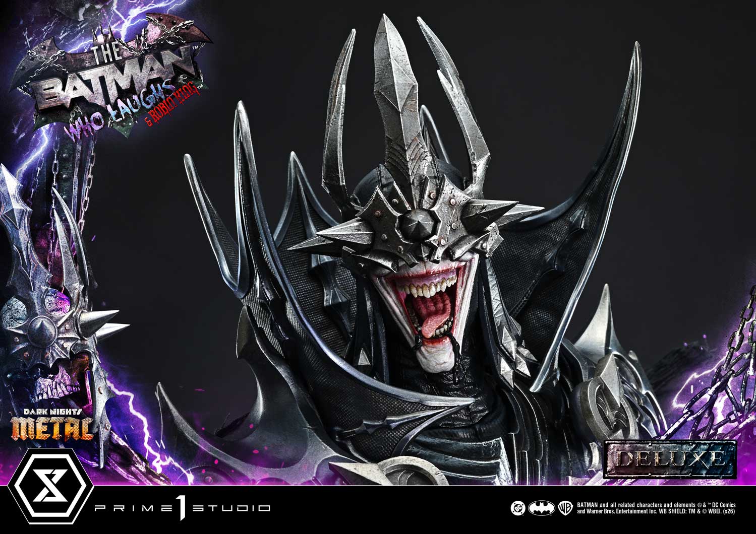 Dark Nights: Death Metal Museum Masterline The Batman Who Laughs & Robin King (Deluxe Bonus Ver.) 1/3 Scale Limited Edition Statue Gallery Image 34