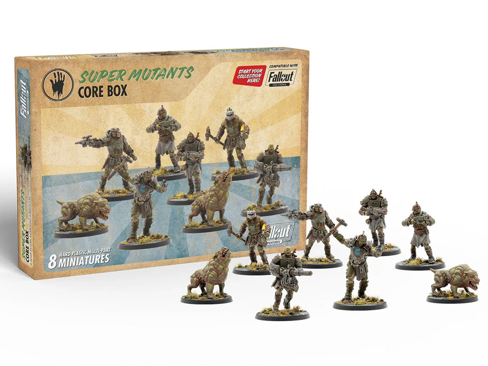 Fallout Super Mutants Core Box Resin Miniatures Set