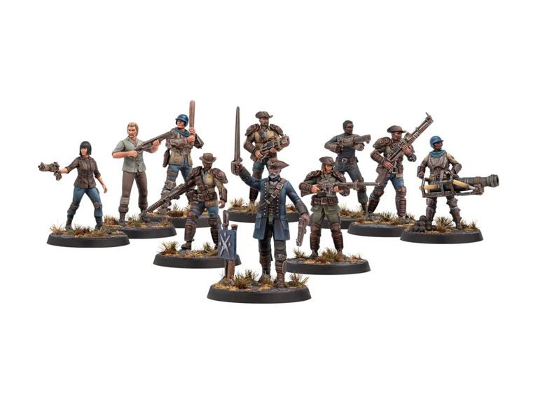 Fallout The Minutemen Core Box Resin Miniatures Set