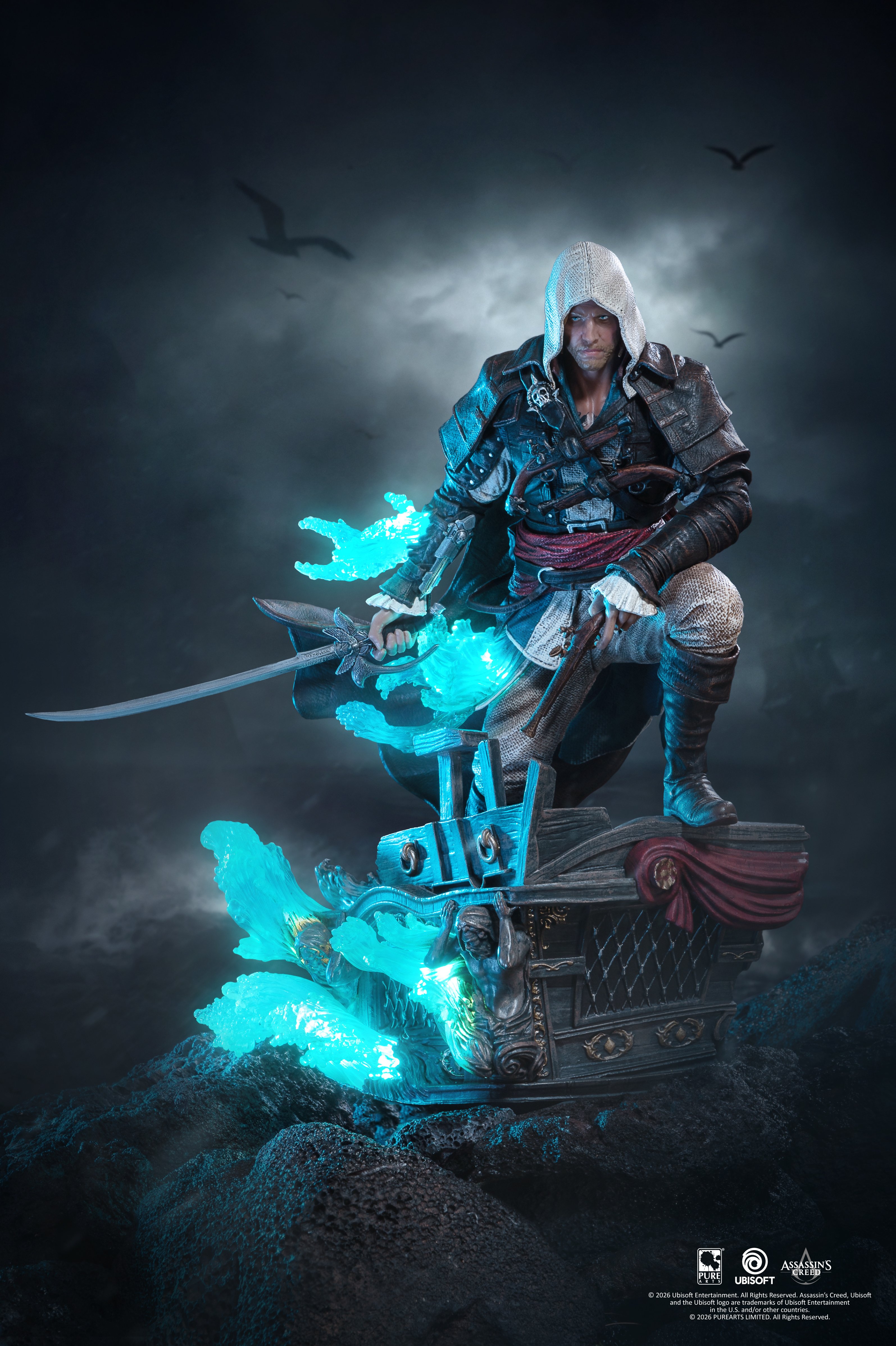 Assassin's Creed IV: Black Flag Resynced Animus Edward 1/8 Scale Statue Gallery Image 4
