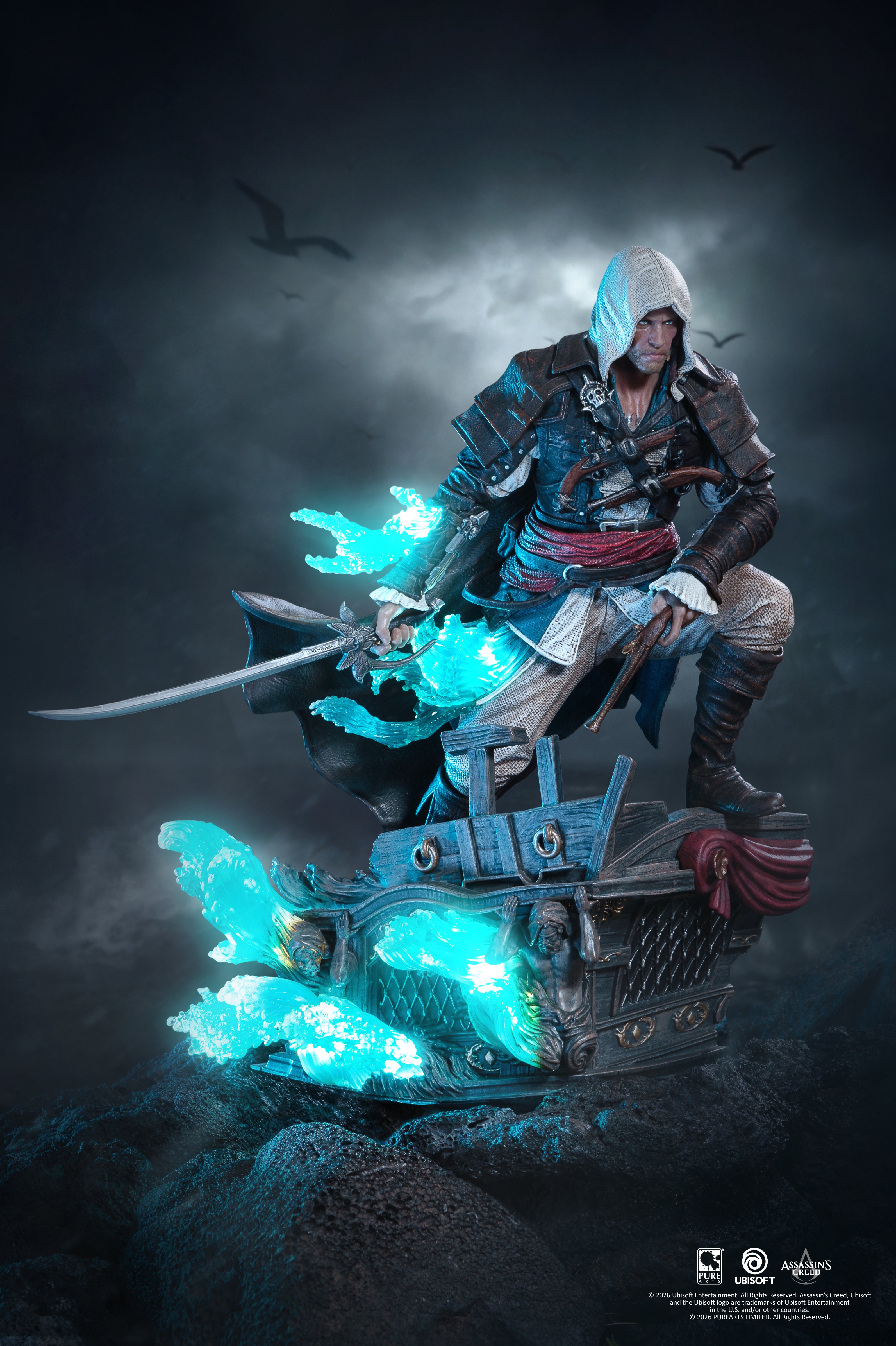 Assassin's Creed IV: Black Flag Resynced Animus Edward 1/8 Scale Statue Gallery Image 10