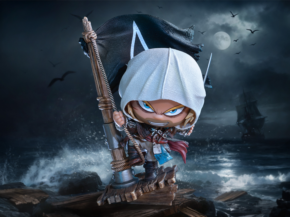 ゲームキャラクター ASSASSINS CREED IV BLACK FLAG EDWARD Assassin's Creed IV: Black Flag Resynced Qlectors Edward Figure