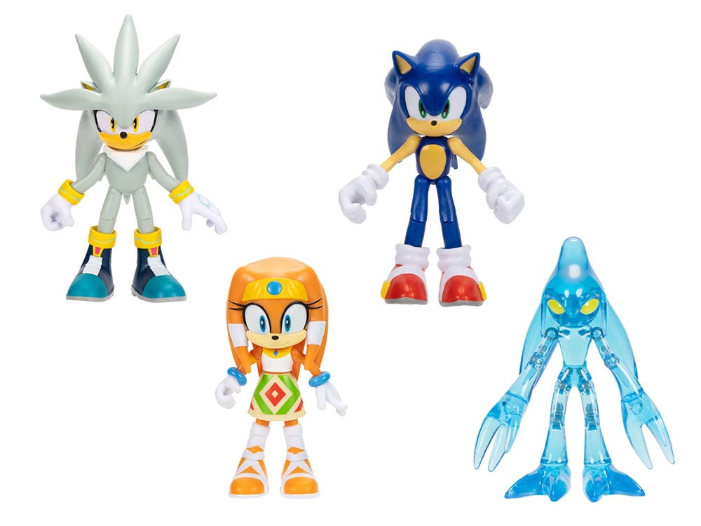 Sonic the Hedgehog 35th Anniversary 4-Inch Scale Wave 24 Set of 4