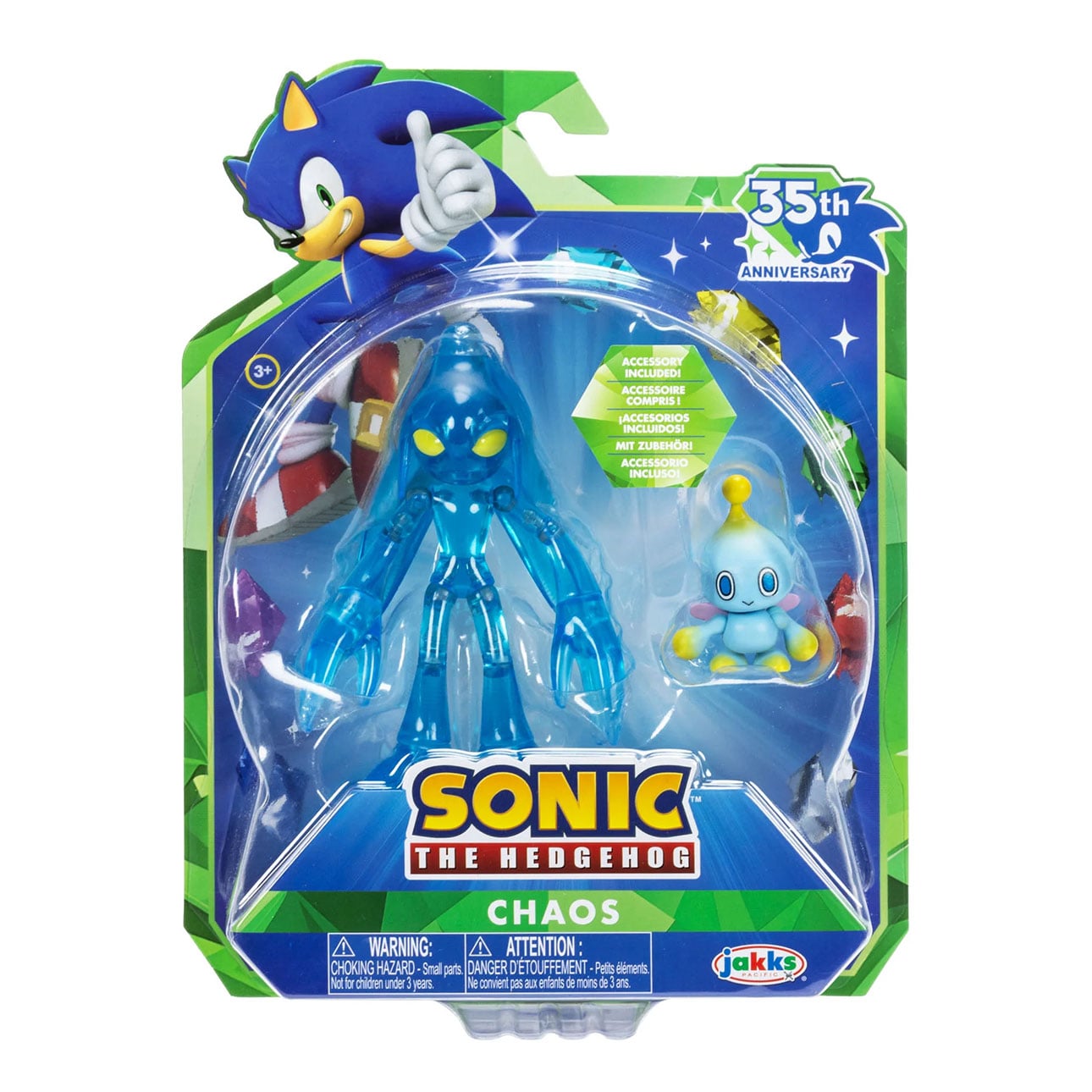 Sonic the Hedgehog 35th Anniversary Modern Chaos with Chao 4-Inch Scale Action Figure Gallery Image 4