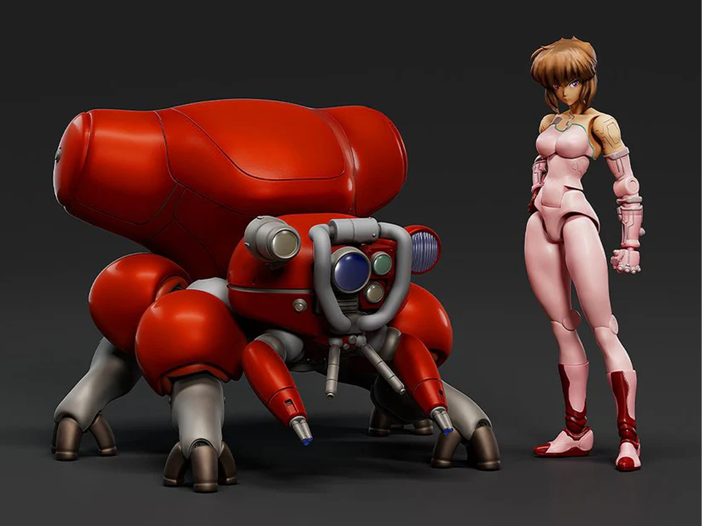 Ghost in the Shell PLAMAX MF-94 minimum factory Motoko Kusanagi with Fuchikoma (Manga Ver.) 1/20 Scale Model Kit Gallery Image 1