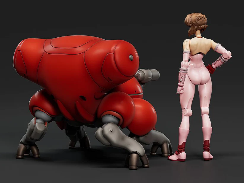 Ghost in the Shell PLAMAX MF-94 minimum factory Motoko Kusanagi with Fuchikoma (Manga Ver.) 1/20 Scale Model Kit Gallery Image 4