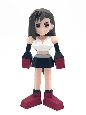 Final Fantasy VII Tifa Lockhart Polygon Soft Vinyl Figure