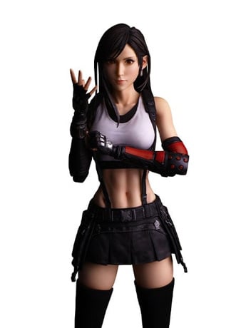 Final Fantasy VII Rebirth Play Arts Shin Tifa Lockhart Action Figure Gallery Image 2