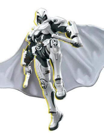 Marvel Rivals Champion Class CC11 Moon Knight Model Kit Gallery Image 3