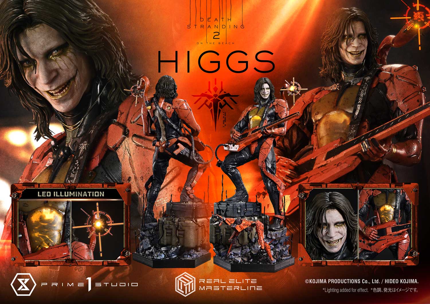Death Stranding 2: On The Beach Real Elite Masterline Higgs 1/3 Scale Statue Gallery Image 27