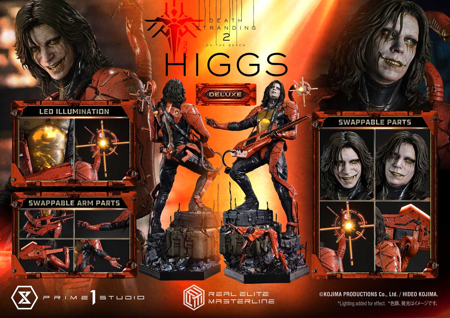 Death Stranding 2: On The Beach Real Elite Masterline Higgs (Deluxe Ver.) 1/3 Scale Statue Gallery Image 61