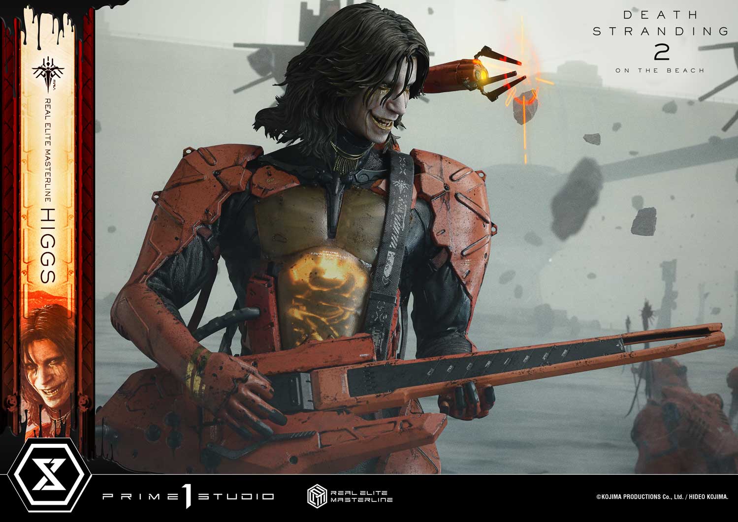 Death Stranding 2: On The Beach Real Elite Masterline Higgs (Deluxe Ver.) 1/3 Scale Statue Gallery Image 9