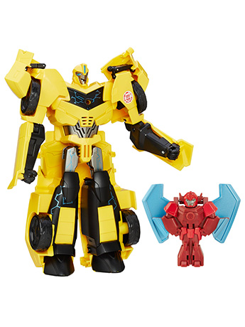 Transformers Robots in Disguise Power Heroes Bumblebee With Buzzstrike Gallery Image 2