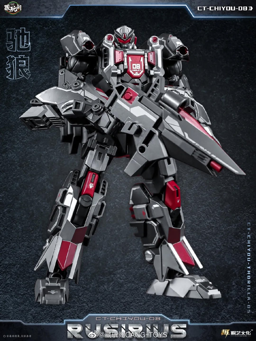 CT-Chiyou-05 Thorgorilla and CT-Chiyou-08 Rusirius Figure Set (Reissue) Gallery Image 16