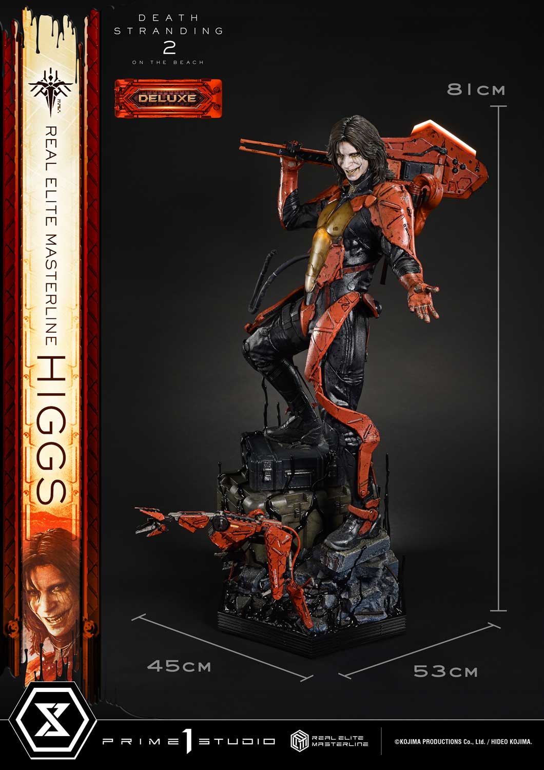 Death Stranding 2: On The Beach Real Elite Masterline Higgs (Deluxe Bonus Ver.) 1/3 Scale Limited Edition Statue Gallery Image 66