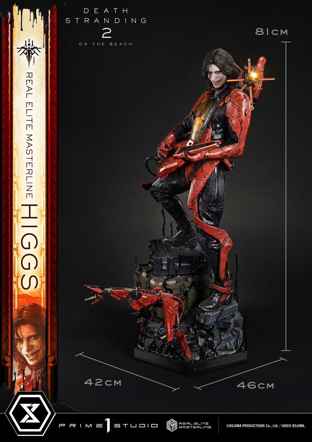 Death Stranding 2: On The Beach Real Elite Masterline Higgs (Deluxe Bonus Ver.) 1/3 Scale Limited Edition Statue Gallery Image 67