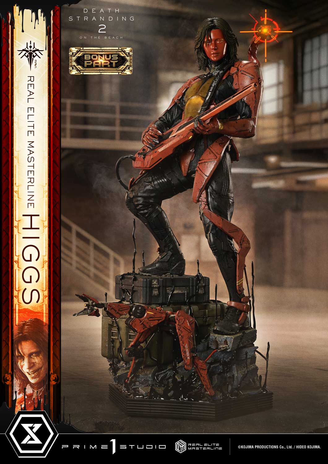 Death Stranding 2: On The Beach Real Elite Masterline Higgs (Deluxe Bonus Ver.) 1/3 Scale Limited Edition Statue Gallery Image 5