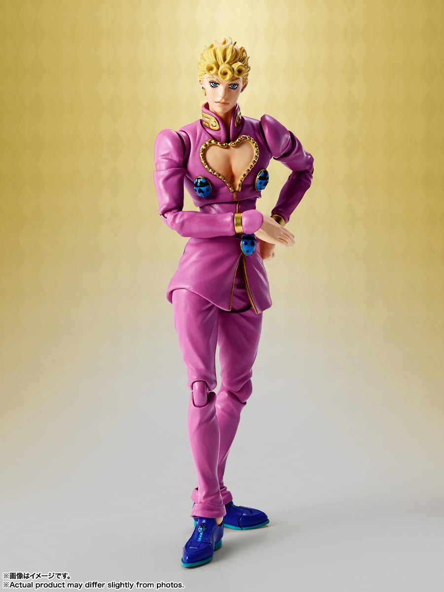 JoJo's Bizarre Adventure: Golden Wind S.H.Figuarts Giorno Giovanna Action Figure Gallery Image 4