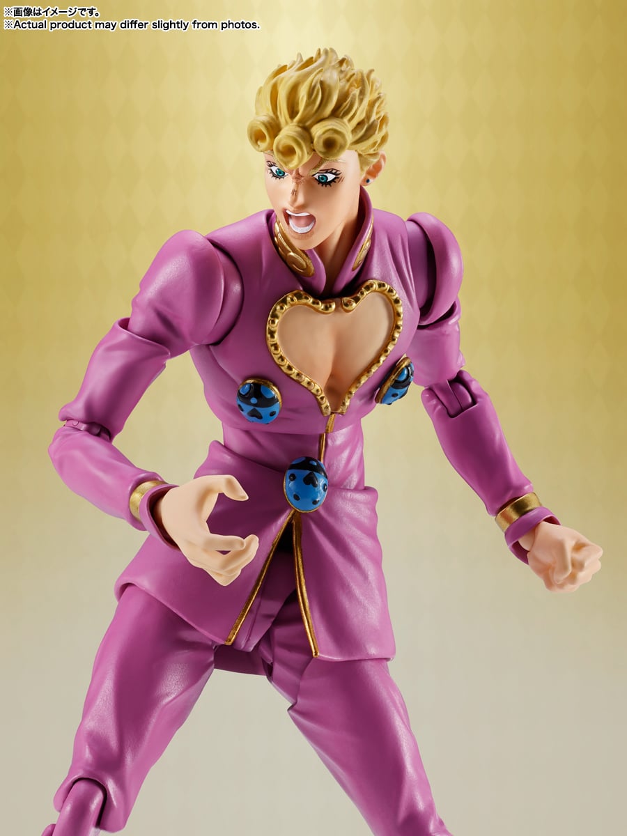 JoJo's Bizarre Adventure: Golden Wind S.H.Figuarts Giorno Giovanna Action Figure Gallery Image 7