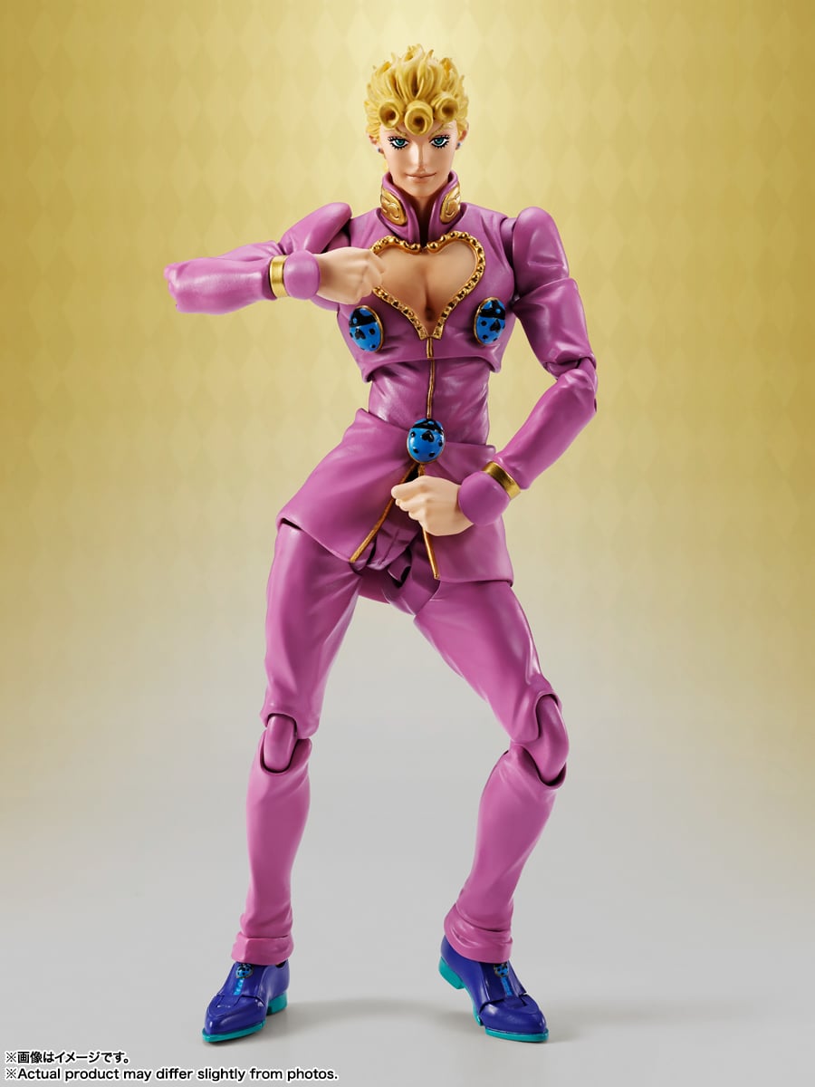 JoJo's Bizarre Adventure: Golden Wind S.H.Figuarts Giorno Giovanna Action Figure Gallery Image 3