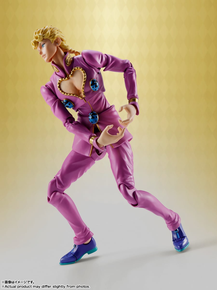 JoJo's Bizarre Adventure: Golden Wind S.H.Figuarts Giorno Giovanna Action Figure Gallery Image 5