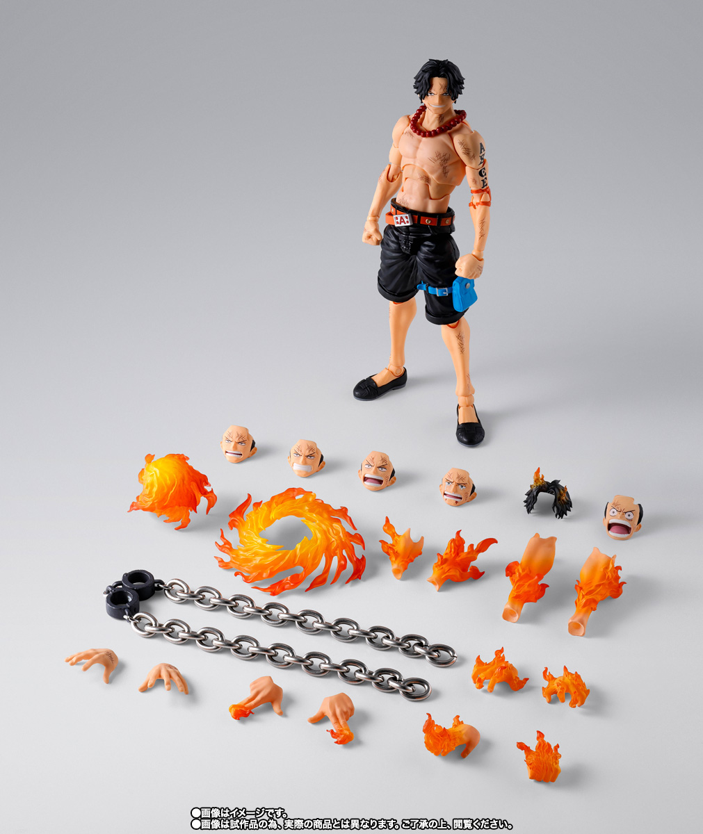 One Piece S.H.Figuarts Portgas D. Ace (Marineford) Exclusive Action Figure Gallery Image 10