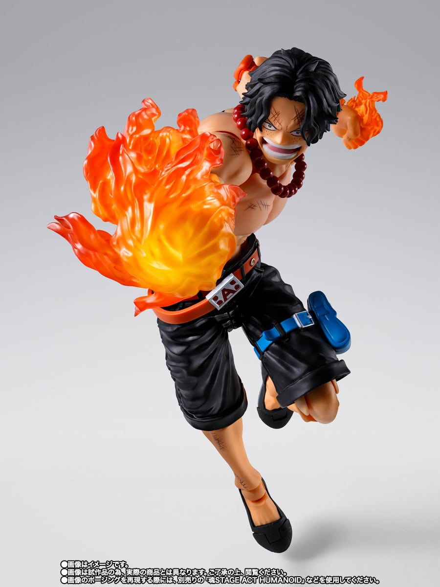 One Piece S.H.Figuarts Portgas D. Ace (Marineford) Exclusive Action Figure Gallery Image 5